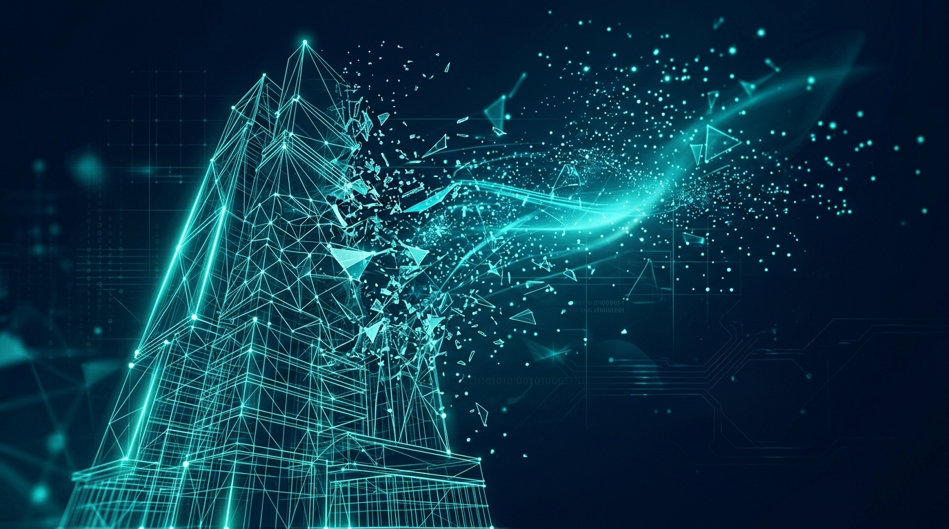 Futuristic 3D Wireframe